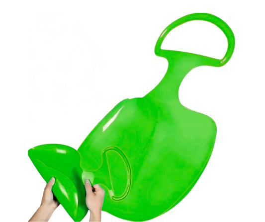 Ślizg zjazdowy na śnieg "jabłuszko" zielone