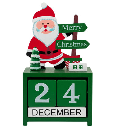 Drewniany kalendarz adwentowy - ODLICZANY KALENDARZ DO ŚWIĄT