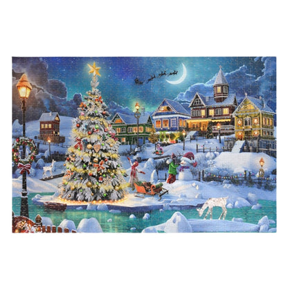 Puzzle świąteczne - obraz świąteczny - 24x MINI UKŁADANKI - PUZZLE 1008 elementów - KALENDARZ ADWENTOWY