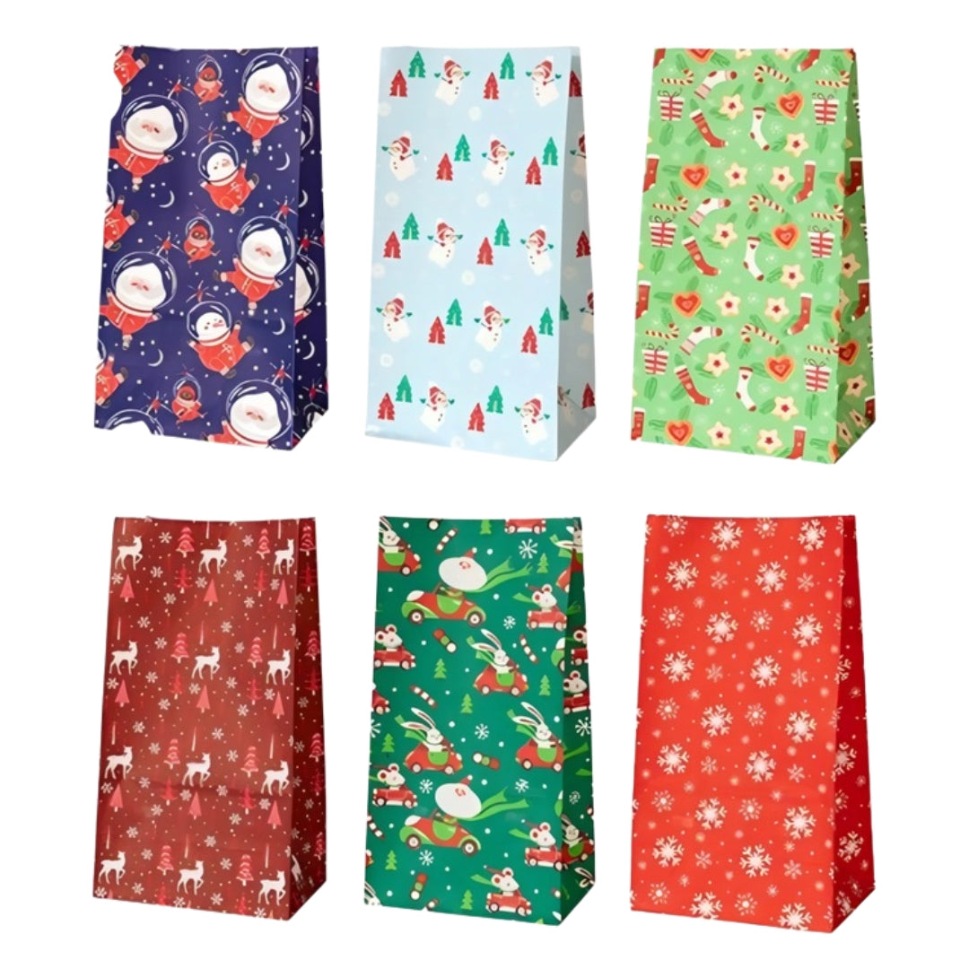 Kalendarz adwentowy bożonarodzeniowy, torebki prezentowe