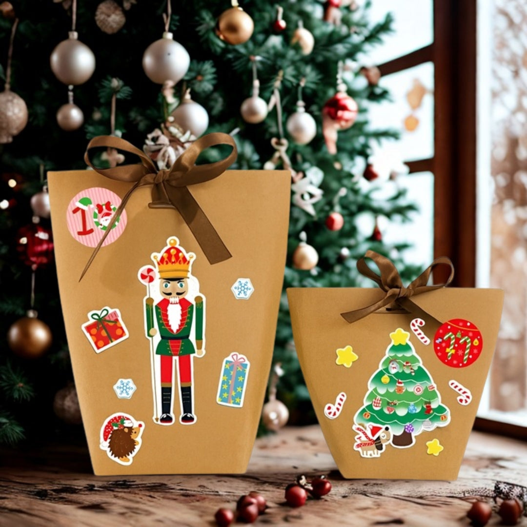 Advent calendar Christmas gift bags 24 pcs