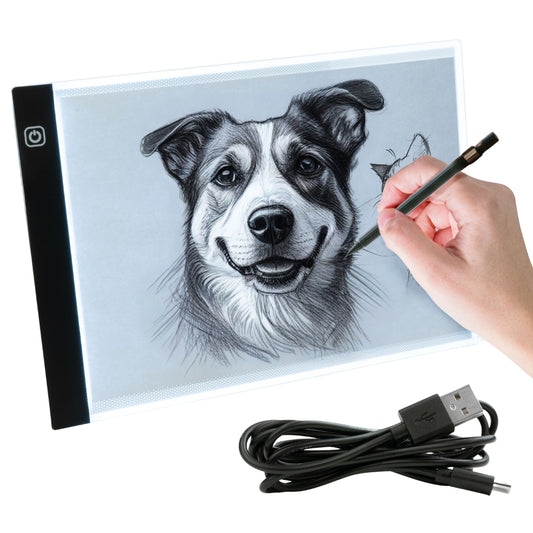 Podświetlana kalka A4 na tablet, deska kreślarska