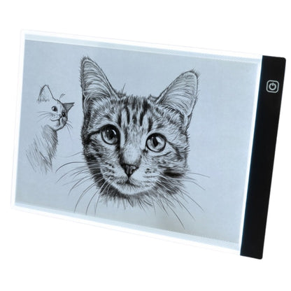 Podświetlana kalka A4 na tablet, deska kreślarska