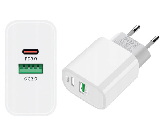 Szybka ładowarka sieciowa kostka do ładowania Typ C USB-C / USB