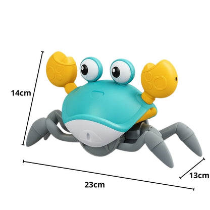 Running crab - a stimulating toy that helps with crawling