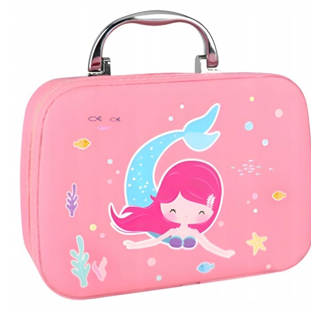 Kuferek do robienia makijażu dla dzieci - duży zestaw