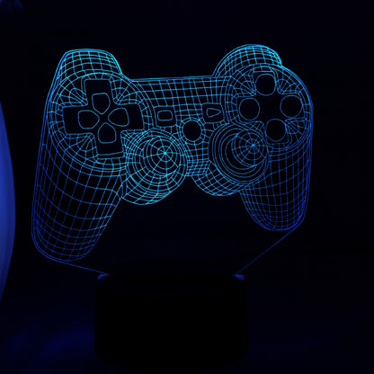 Kontroler z konsoli - lampka nocna RGB - LAMPKA DLA GRACZA JOYSTICK
