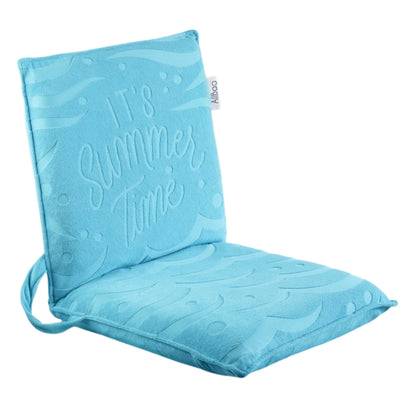 Zestaw wakacyjny leżak, ręczniko-torba NIEBIESKI