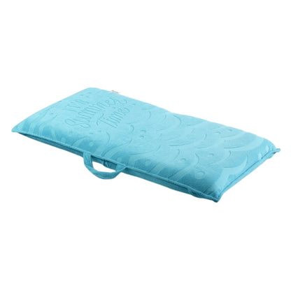 Zestaw wakacyjny leżak, ręczniko-torba NIEBIESKI