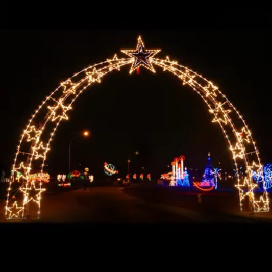 Łuk świetlny LED - 4x5m - MIEJSKA OZDOBA ŚWIETLNA