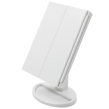 Lusterko do makijażu - lustro powiększające LED - PODŚWIETLANE LUSTRO DO MAKIJAŻU