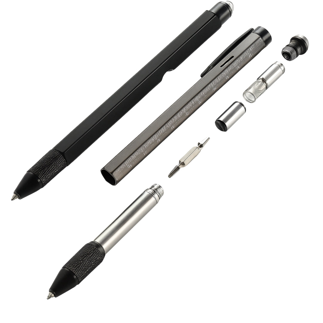 Multifunkcyjny długopis - 9w1 - DŁUGOPIS WIELONARZĘDZIOWY