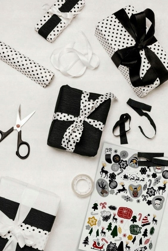 Naklejki Świąteczne na prezenty - MIX