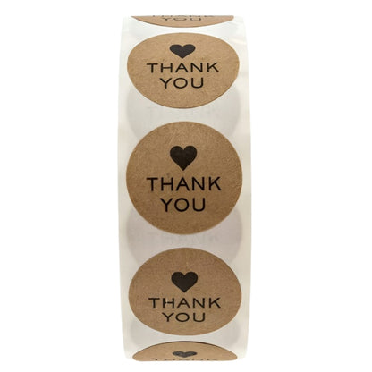 Stickers for gifts, presents, boxes - CHRISTMAS STICKERS - "THANK YOU"