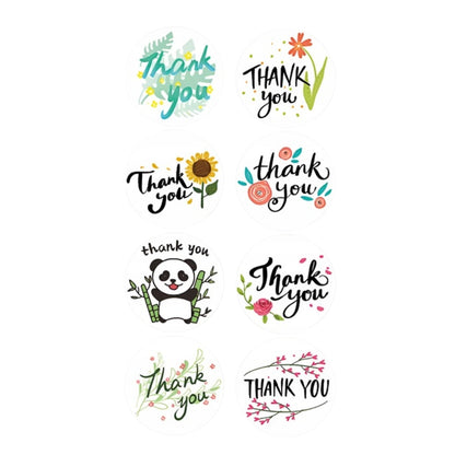 Stickers for gifts, souvenirs, boxes - CHRISTMAS STICKERS - "THANK YOU" - VARIOUS DESIGNS
