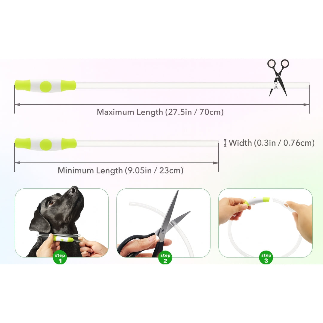 Obroża LED RGB dla zwierząt - świecąca obroża USB - WODOODPORNA PODŚWIETLANA OBROŻA DLA PSÓW