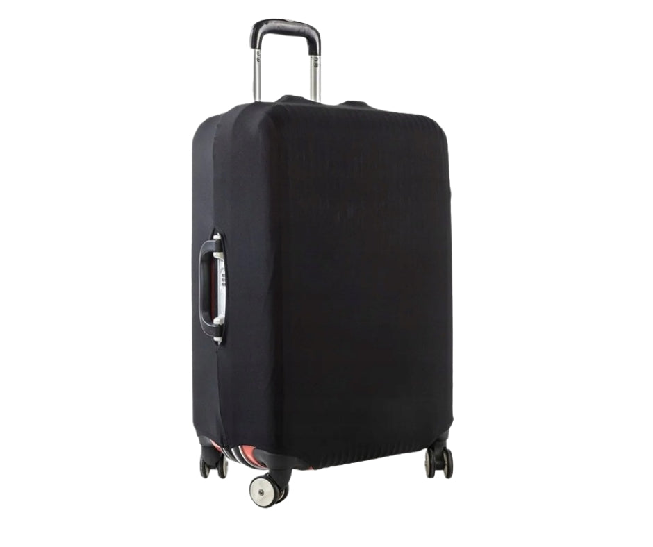 Pokrowiec ochronny na walizkę podróżną L  70 x 47 x 30 cm  Czarny  Spandex + Poliester