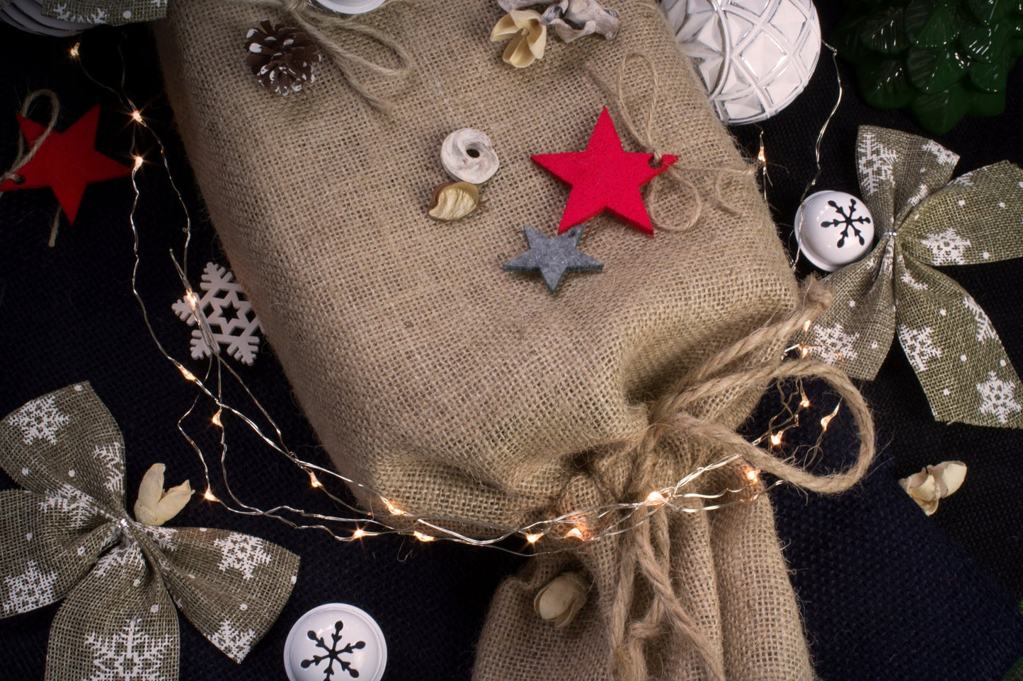 Opakowanie świąteczne na prezenty "cukierek"