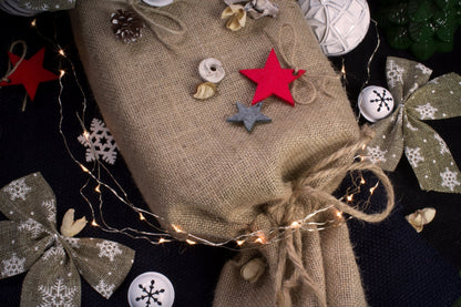 Opakowanie świąteczne na prezenty "cukierek"