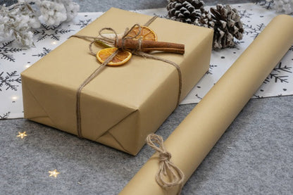 Papier do pakowania prezentów Kraftowy
