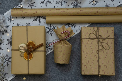 Papier do pakowania prezentów Kraftowy