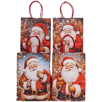 Papierowe torebki świąteczne na prezenty - 330x260x112mm - ZESTAW #16 - DUŻY ROZMIAR