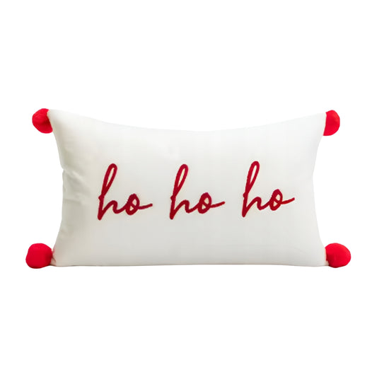 Christmas DECORATIVE pillow - HOHOHO