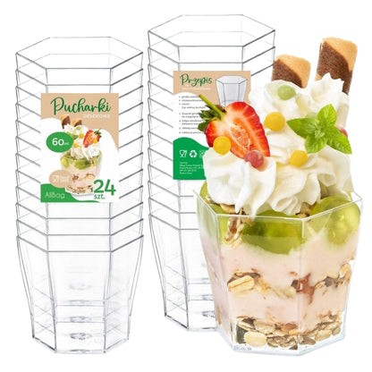 Pucharki deserowe 60ml, 24sztuk
