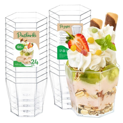 Pucharki deserowe 60ml, 24sztuk