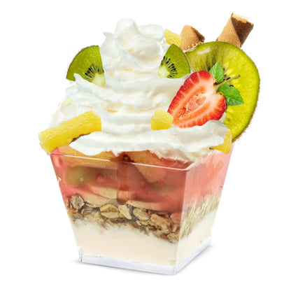 Pucharki deserowe 200ml wielorazowe, 25 sztuk