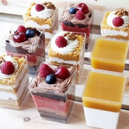 Pucharek na przekąski, desery, wielorazowy 58ml 25szt