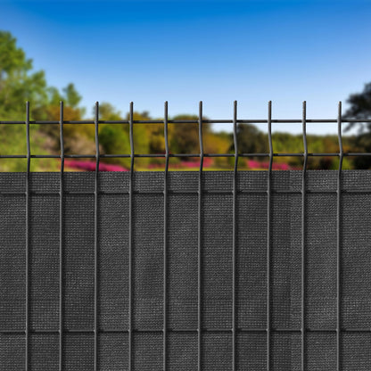 Siatka cieniująca osłonowa maskująca na ogrodzenie ANTRACYT 1.5m x 25m