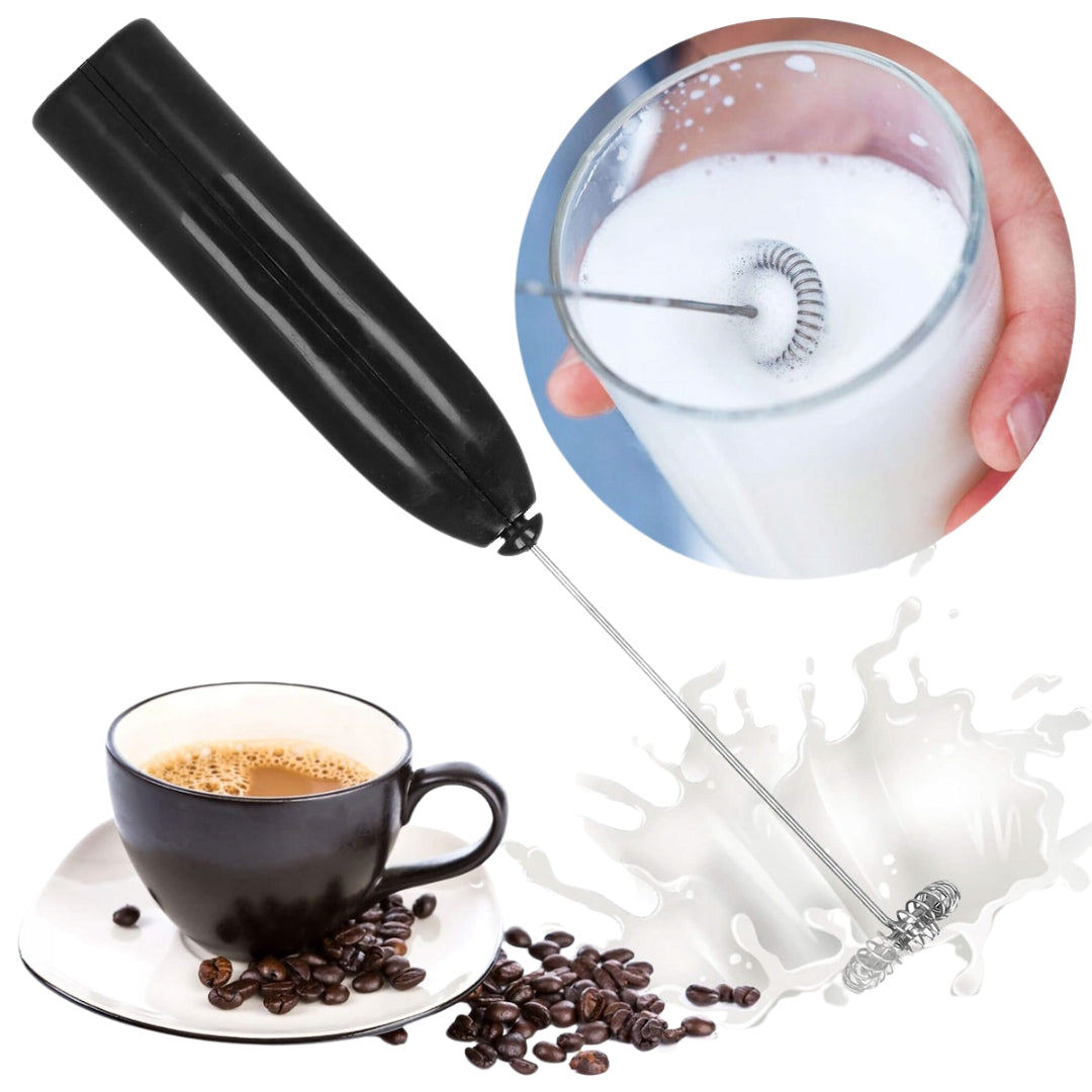 Ręczny spieniacz do kawy - CZARNY