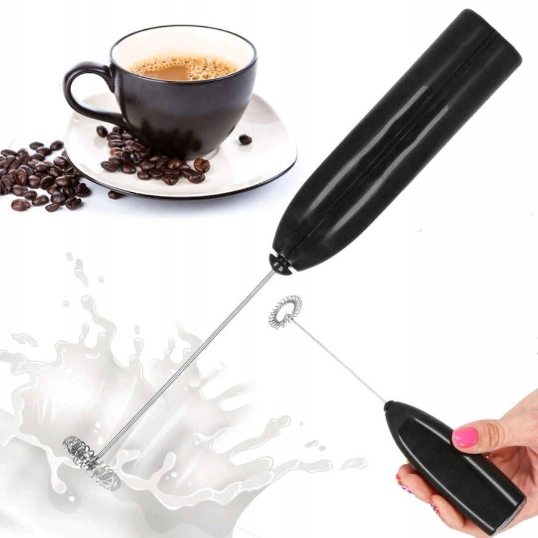 Ręczny spieniacz do kawy - CZARNY