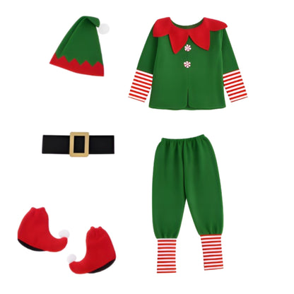Men's costume - ELF, GNOK, SANTA'S HELPER, 180cm - 5 pieces