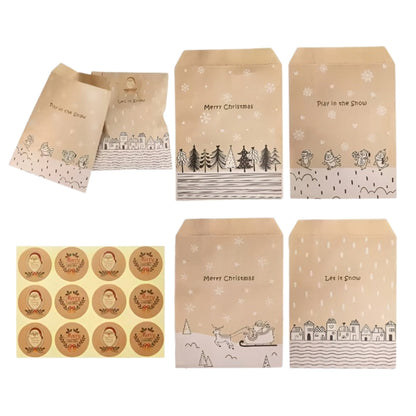 Kalendarz adwentowy, torebki świąteczne prezentowe 24szt