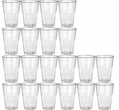 Szklanki do drinków kubki plastikowe kieliszki wielorazowe x20
