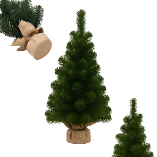 Sztuczna zielona choinka - 40cm - OZDOBA ŚWIĄTECZNA