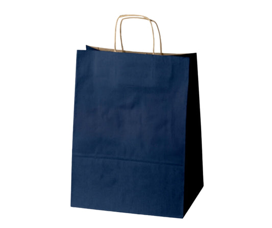 Torba granatowa z uchwytem skręcanym, wymiary 305x170x340 mm, elegancka i wytrzymała – b2b allbag
