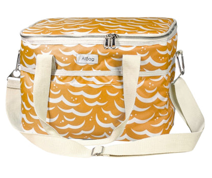 Torba termiczna na plażę z zamkiem błyskawicznym pomarańczowa