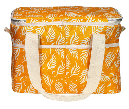 Zestaw wakacyjny ręczniko-torba, torba termiczna POMARAŃCZOWY ZESTAW