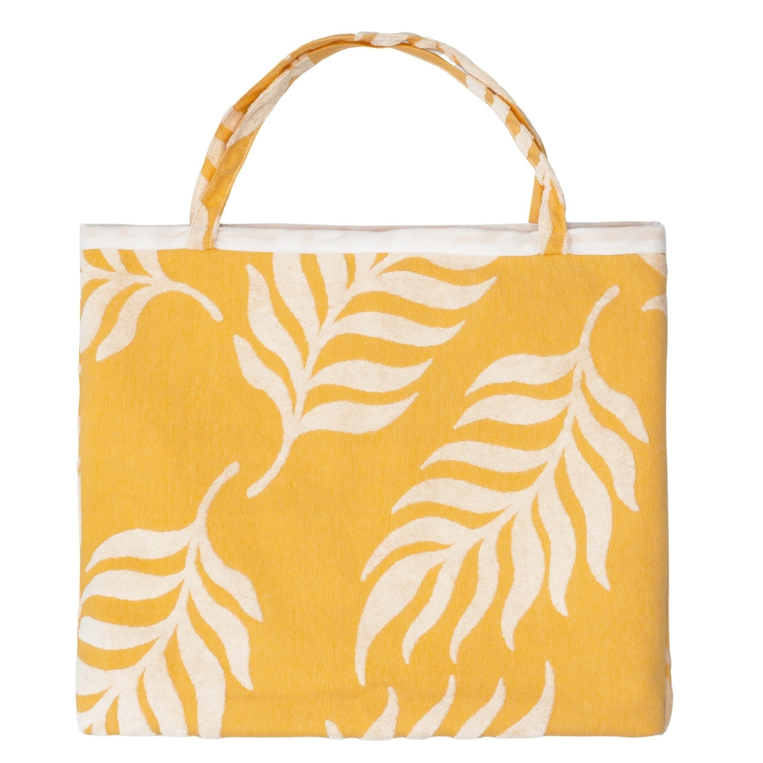 Zestaw wakacyjny ręczniko-torba, torba termiczna POMARAŃCZOWY ZESTAW