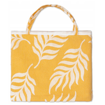 Zestaw wakacyjny leżak, ręczniko-torba POMARAŃCZOWY