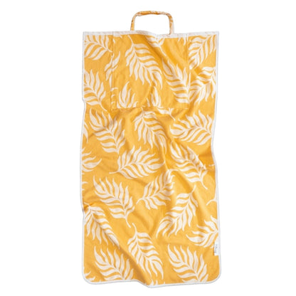 Zestaw wakacyjny ręczniko-torba, torba termiczna POMARAŃCZOWY ZESTAW