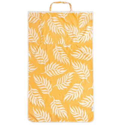 Zestaw wakacyjny leżak, ręczniko-torba POMARAŃCZOWY