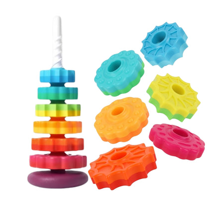 Twisted pyramid educational toy for children