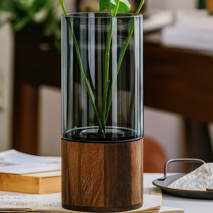 Wazon dekoracyjny ART DECO - szklany wazon na kwiaty - WAZON OZDOBNY DEKORACYJNY