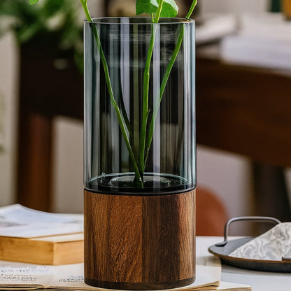 Wazon dekoracyjny ART DECO - szklany wazon na kwiaty - WAZON OZDOBNY DEKORACYJNY