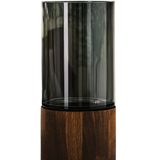 Wazon dekoracyjny ART DECO - szklany wazon na kwiaty - WAZON OZDOBNY DEKORACYJNY