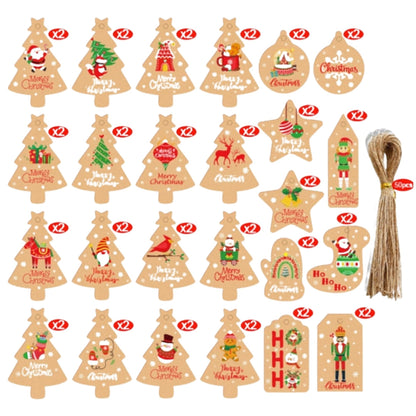 Świąteczne zawieszki, winietki ozdobne na prezenty